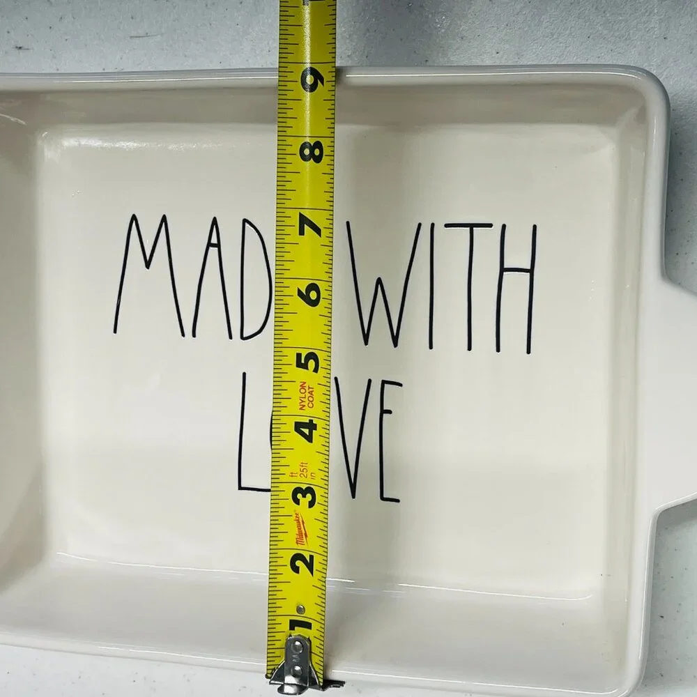 Rae Dunn MADE WITH LOVE Baking Pan Dish - Picture 4 of 5